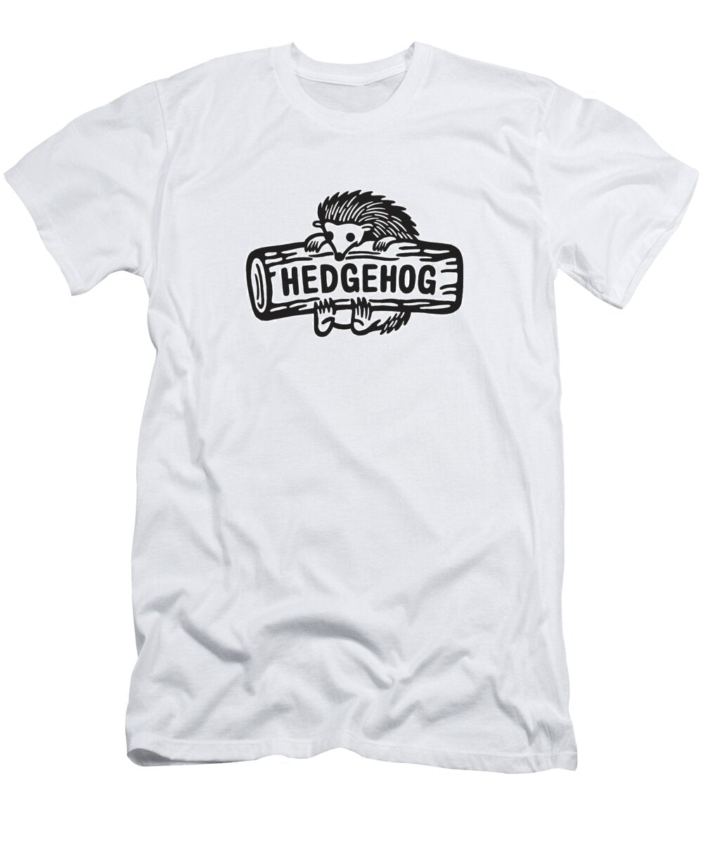 Hedgehog on a Log Csa Images T-Shirt