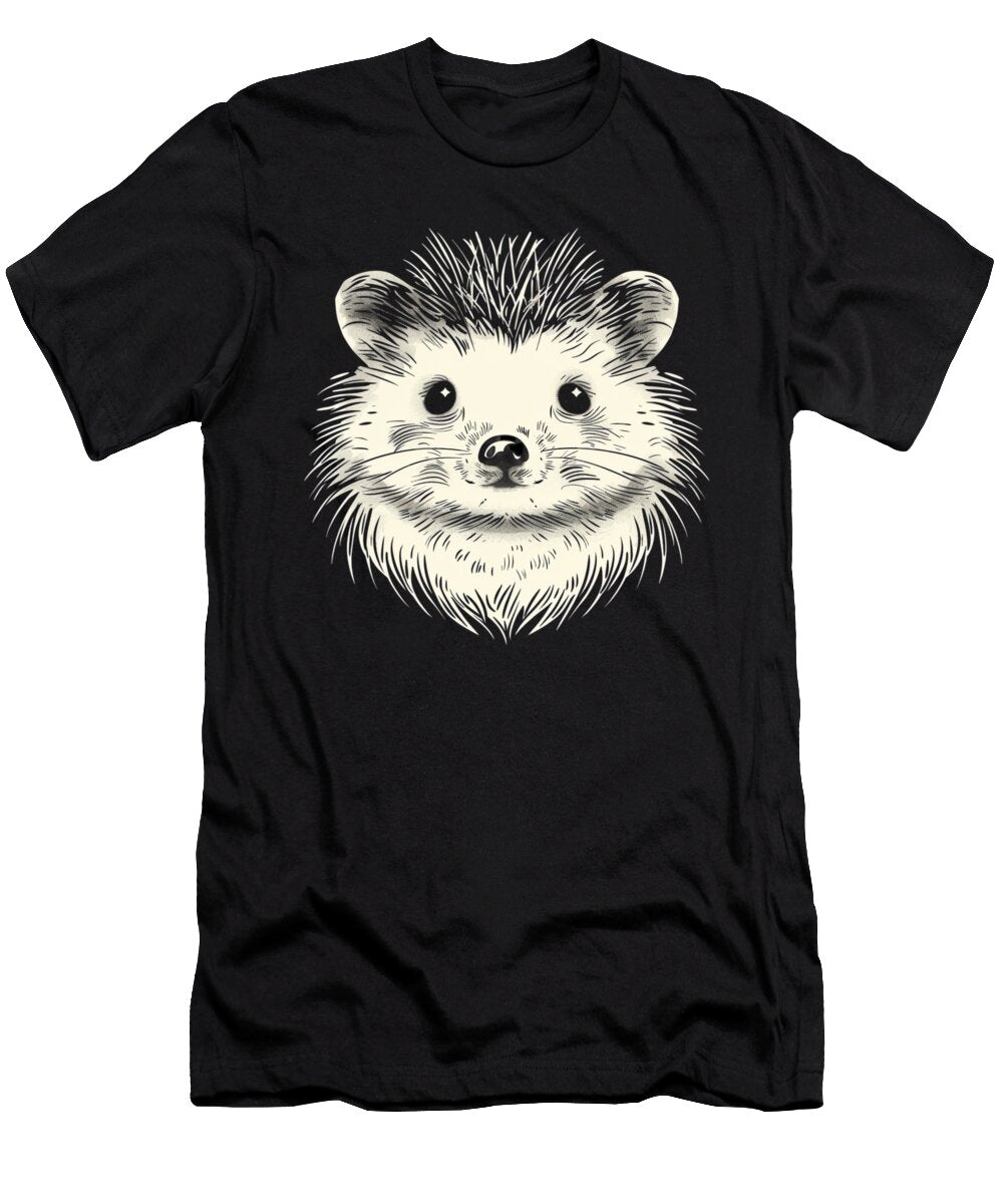 Hedgehog Quill Shedding Doris Santiago Art T-Shirt