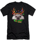 Hedgehog Reindeer Antlers Cute Christmas Animal Xmas Kids Acil Kancil T-Shirt