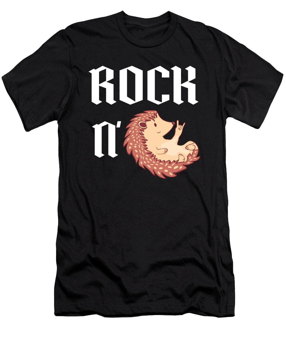 Hedgehog Rock Music Lover Me T-Shirt