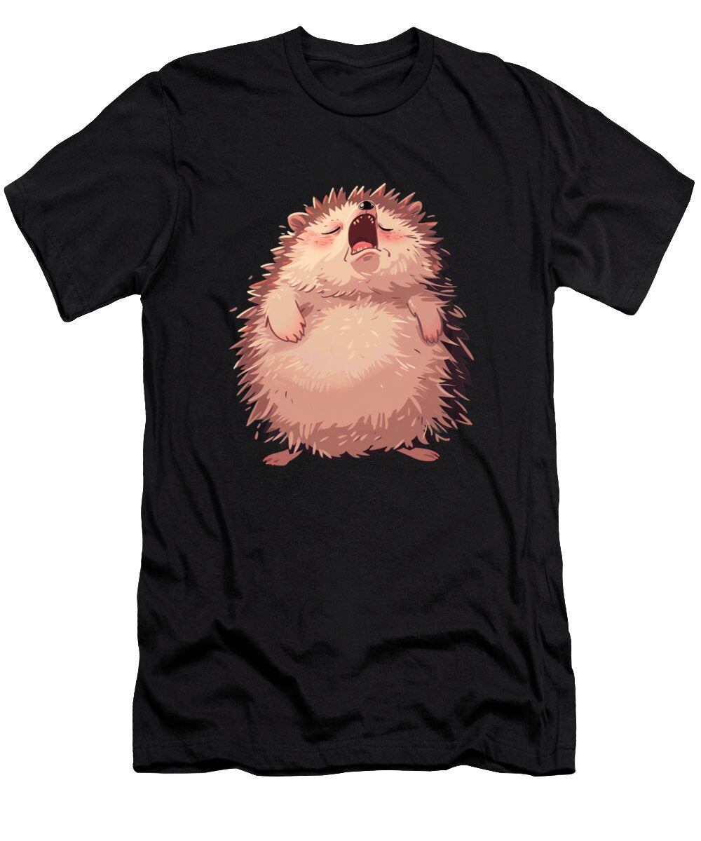 Hedgehog Silent Whispers Doris Santiago Art T-Shirt