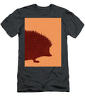 Hedgehog Silhouette Scandinavian Nursery Decor Animal Friends for Kids Room Minimal Studio Grafiikka T-Shirt