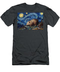 Hedgehog Starry Night N Akkash T-Shirt