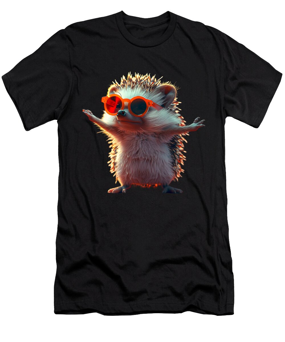 Hedgehogs and Hygiene Doris Santiago Art T-Shirt
