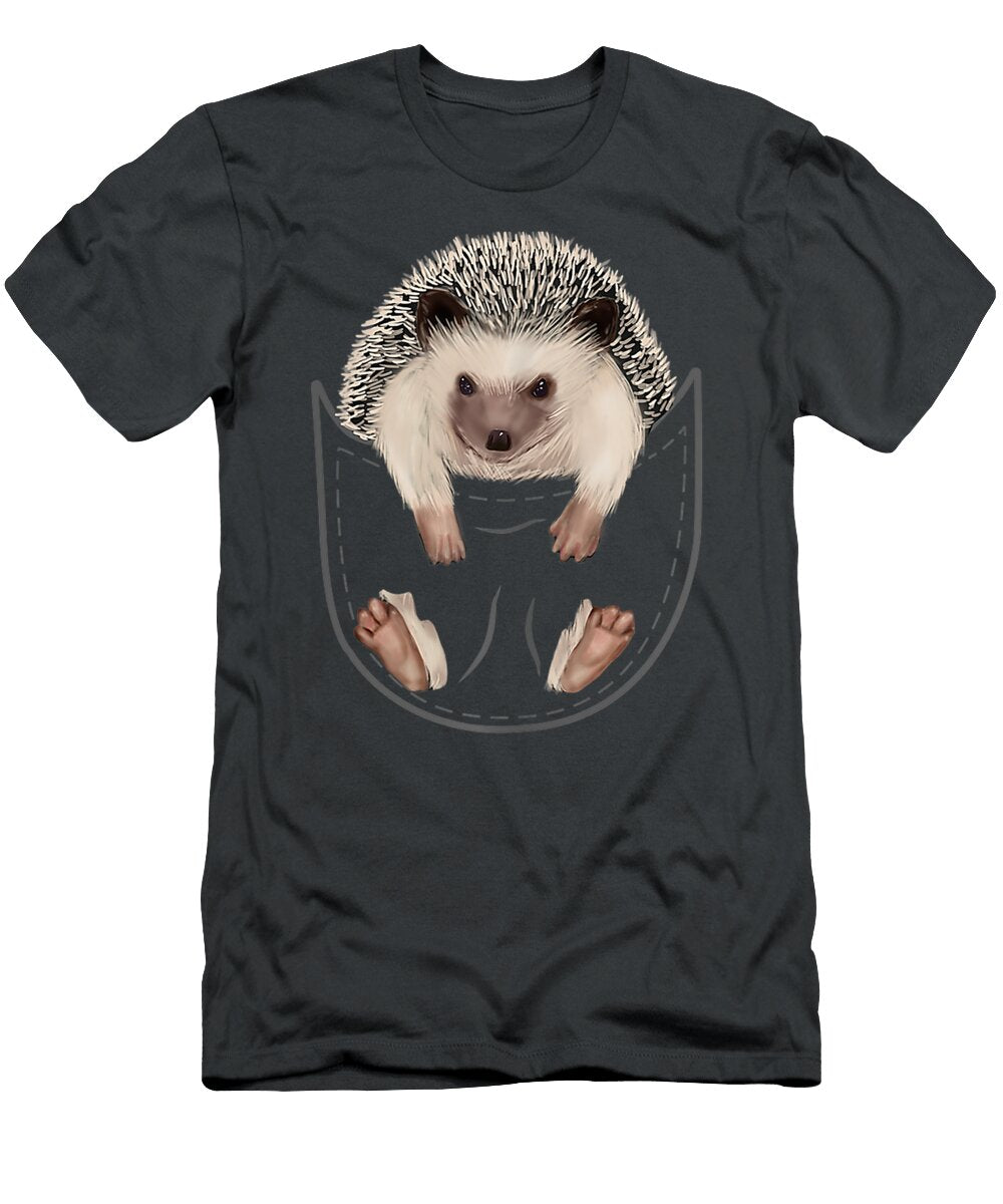 Hedgehogs Clothes Pocket Animal Outfit Art Hedgehog Triman Avah T-Shirt