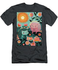 Hedgehogs Enjoying Tea in a Garden Sampadart Gallery T-Shirt