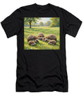 Hedgehogs in a Sunny Meadow Antonino Dimartino T-Shirt