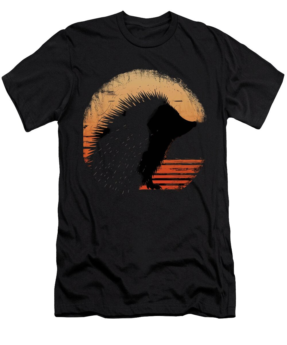 Hedgehogs in Gardens Doris Santiago Art T-Shirt