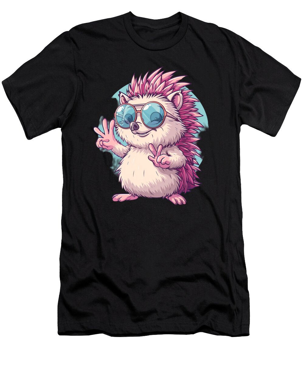 Hedgehogs Sunset Scavengers Cecils Willis T-Shirt