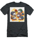 Hedgehogs Uncurling From Their Spiny Balls to Explore or Nibble Mealworms Rhys Jacobson T-Shirt