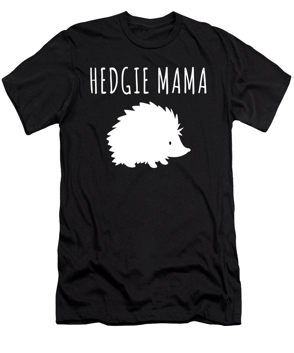 Hedgie Mama Hedgehog Sweet Cute Autumn Moon T-Shirt