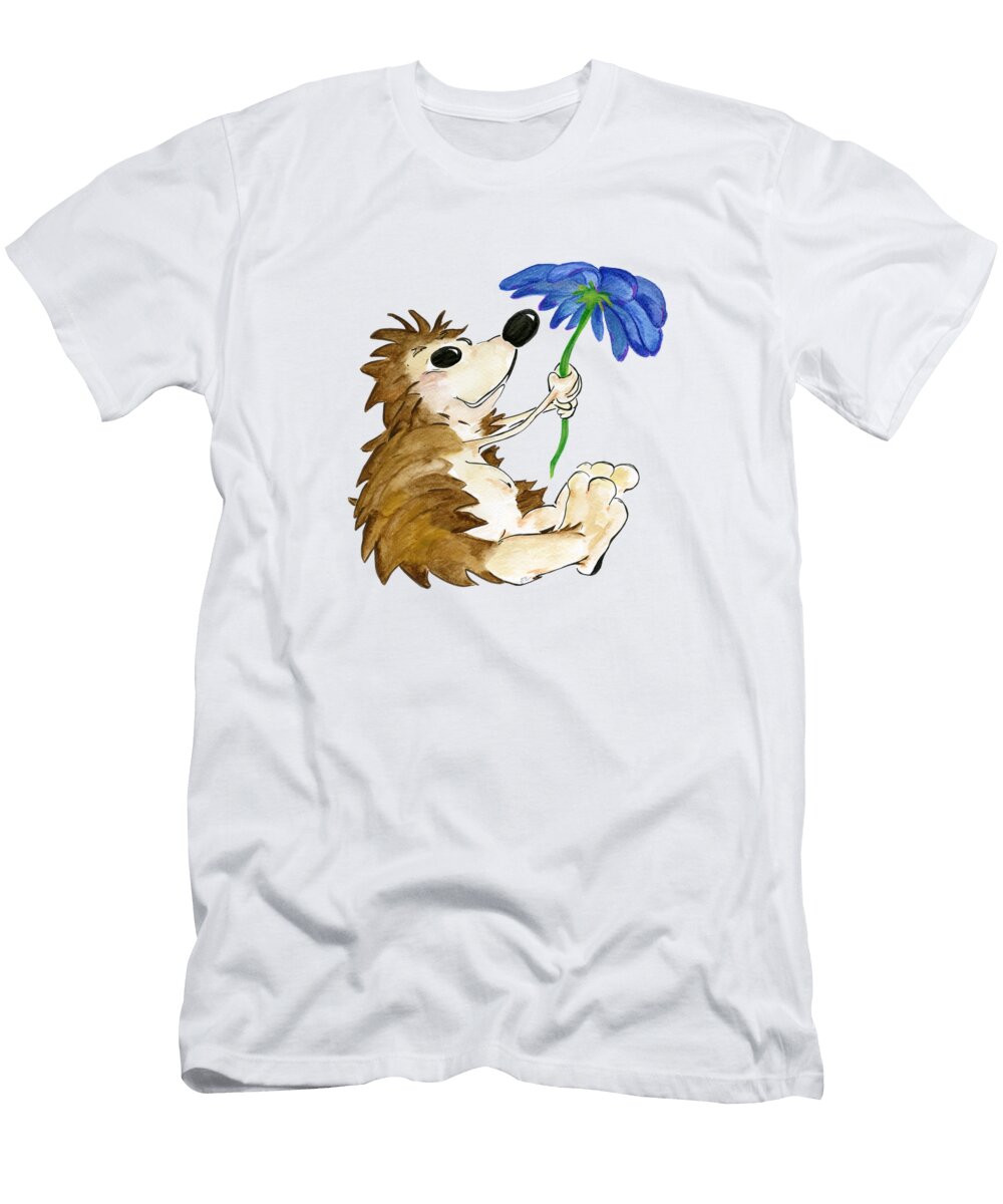 Hedgie with Flower Rita Szieben T-Shirt