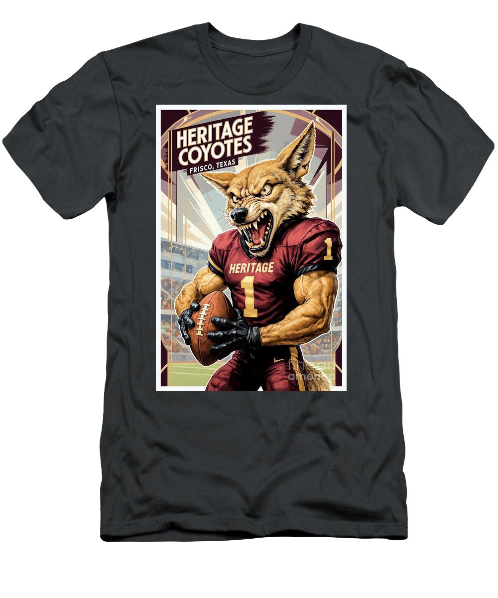 Heritage Coyotes Frisco Texas Football 1 Robert Williams T-Shirt