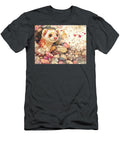 Hidden Creature Cute Ferret a Charming Lesser Weasel Peeking From a Rock Crevice Hol Watercolor Anim Elmer Powers T-Shirt