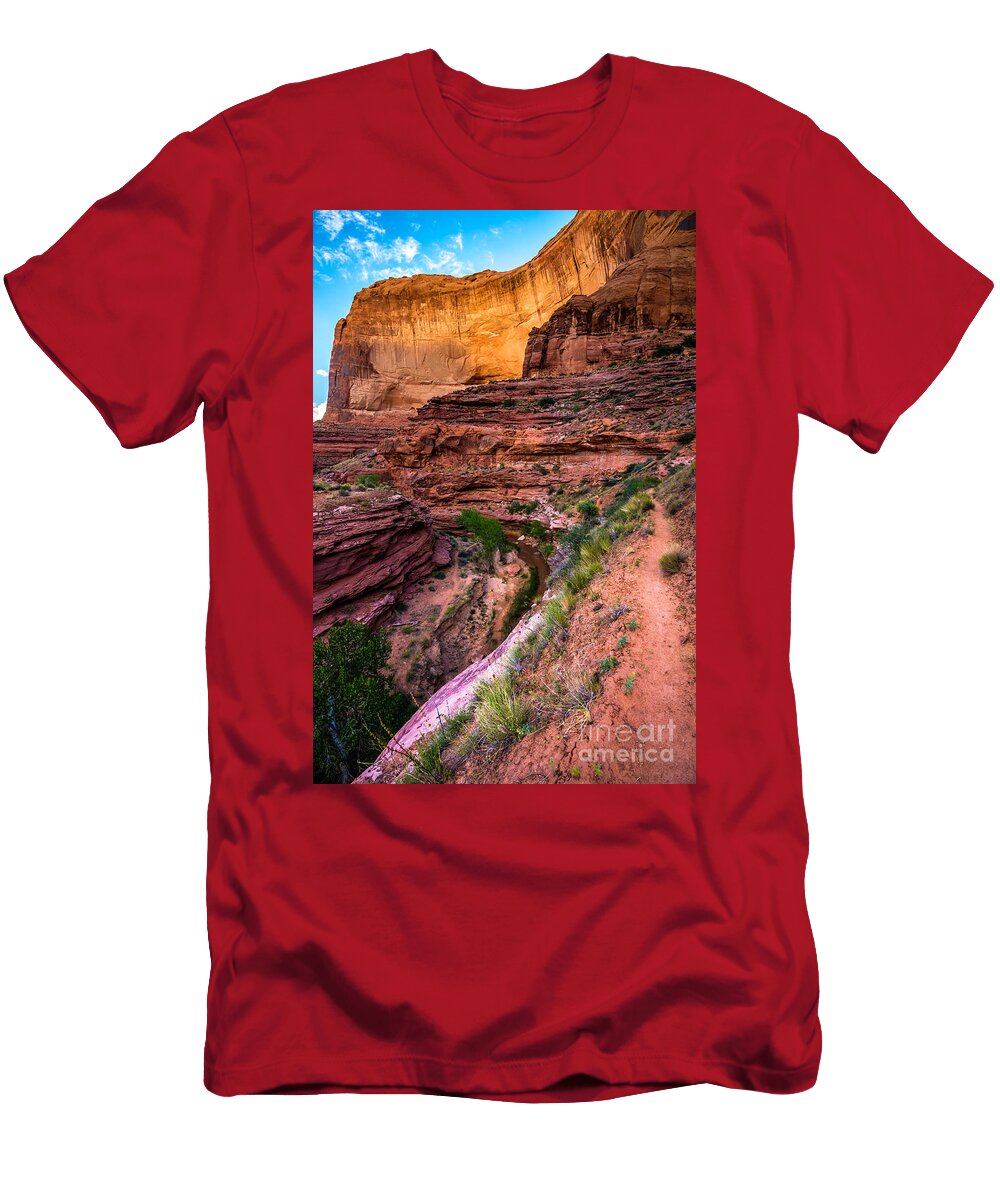 Hiking Coyote Gulch Utah Gary Whitton T-Shirt