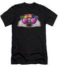 Hippie Hedgehog Love Peace Sign 70s Hippie Animal Adi Firmansah T-Shirt