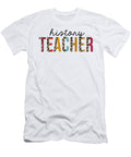 History Teacher Leopard Print Funny Jensen Cena T-Shirt