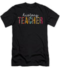 History Teacher Life Leopard Educator Appreciation Jensen Cena T-Shirt
