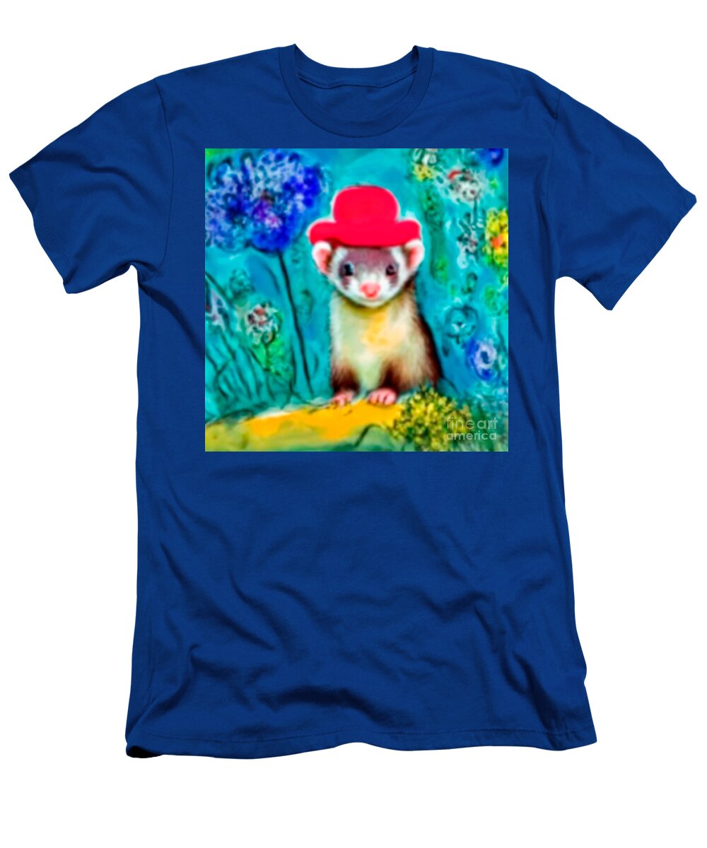 Holly in Hydrangeas Muckles Fig Tree T-Shirt