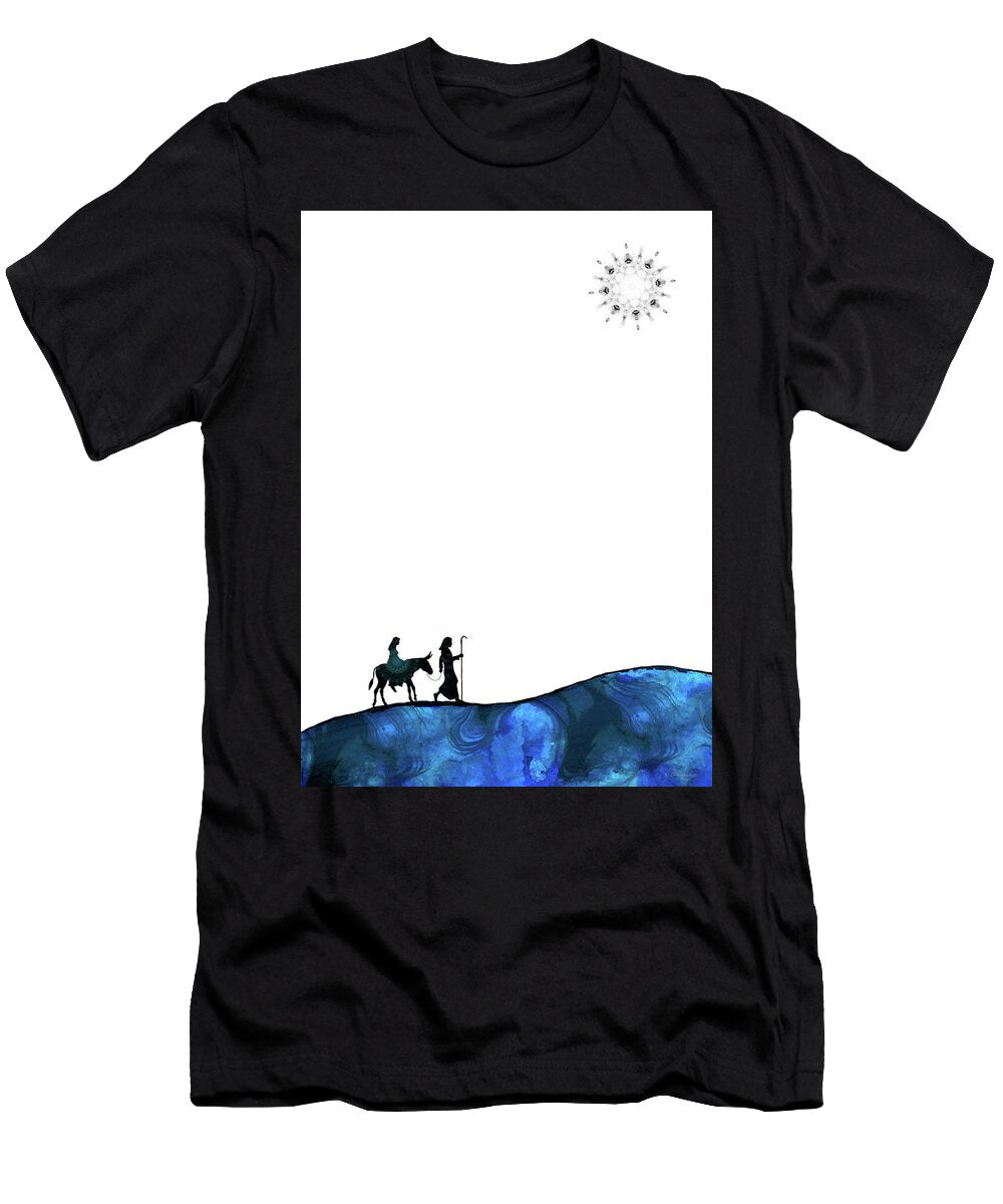 Holy Night Christmas Art Sharon Cummings T-Shirt