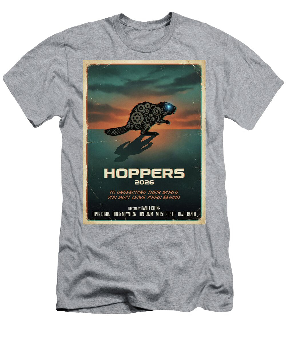 Hoppers 2026 Minimal Movie Poster Retro Film Poster Vintage Sampadart Gallery T-Shirt