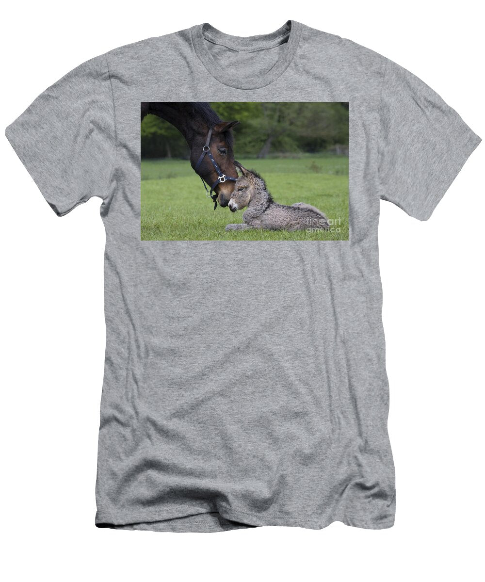 Horse and Donkey Jean Louis Klein Marie Luce Hubert T-Shirt