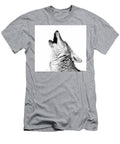 Howling Coyote Bw Athena Mckinzie T-Shirt