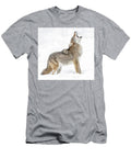 Howling Coyote in the Snow Athena Mckinzie T-Shirt