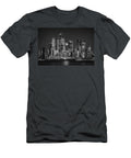 Hudson Yards NYC Moonrise Bw Susan Candelario T-Shirt