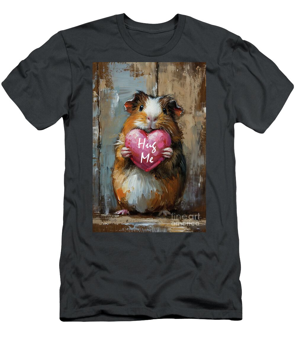 Hug Me Guinea Pig Tina Lecour T-Shirt