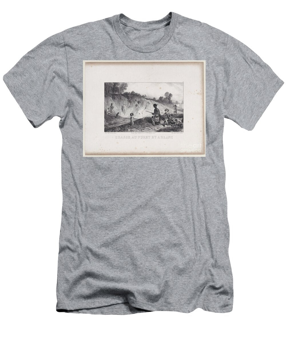 Hunting a Ferret with Blanks From the Series Hunting Scenes1829 Shop Ability T-Shirt