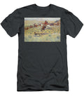 Hunting on the Prairie Frederic Remington T-Shirt