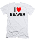 I Heart Beaver in Classic in White I Heart Everything T-Shirt
