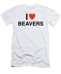I Heart Beavers in Black I Heart Everything T-Shirt
