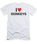 I Heart Donkeys in Black I Heart Everything T-Shirt