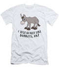 I Just Really Like Donkeys Cute Donkey Gift Eq Designs T-Shirt