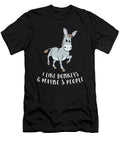 I Like Donkeys and Maybe 3 People Cute Donkey Eq Designs T-Shirt