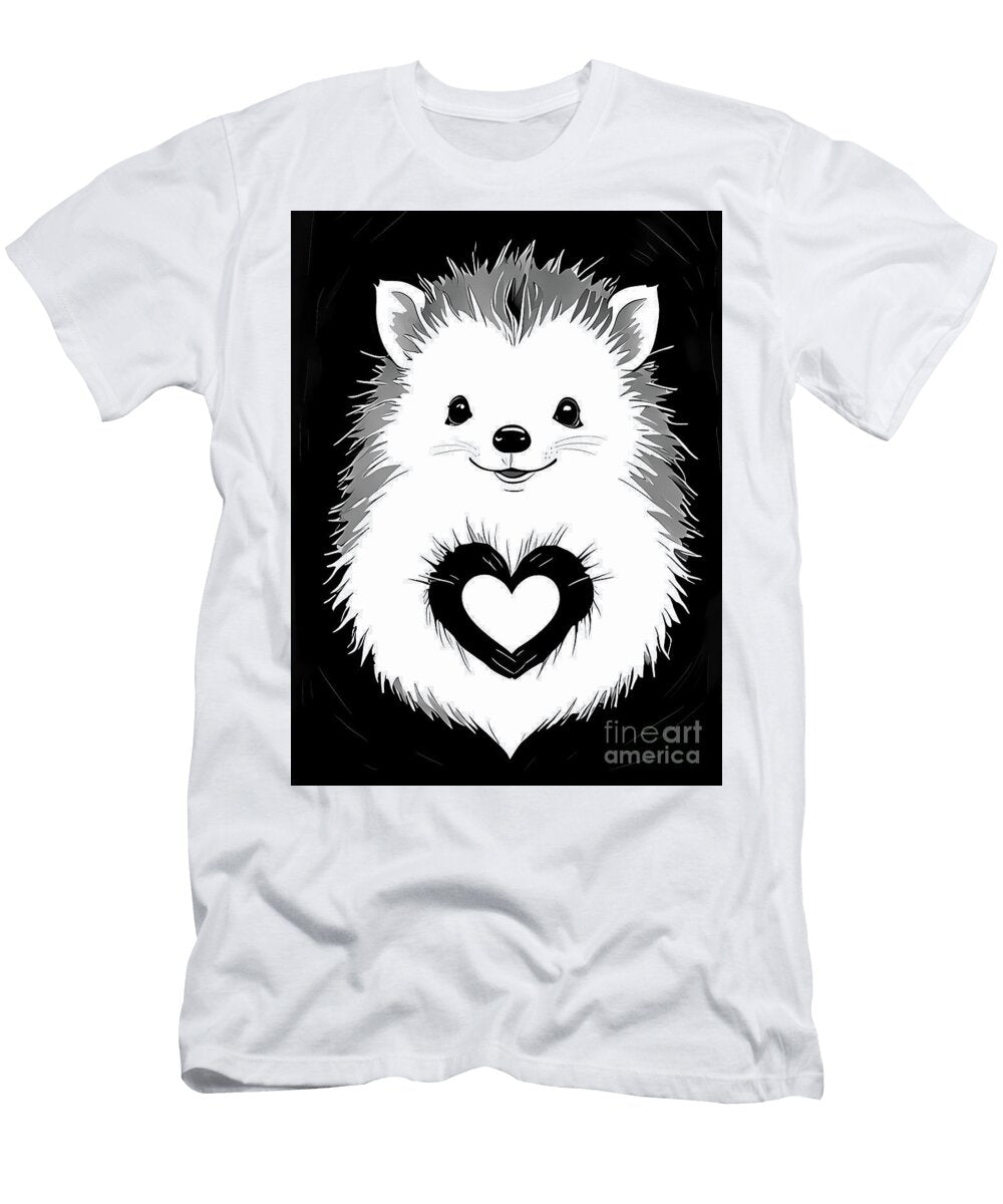 I Love Hedgehogs a Hedgehog with a Heart Ingo Klotz T-Shirt