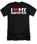 I Love My Hamster Funny Valentine Day Vintage and Words T-Shirt
