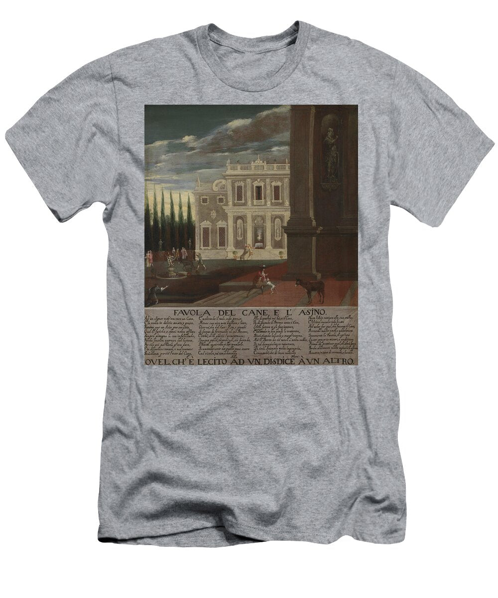 Illustration of the Fable About the Lapdog and the Donkey Unknown T-Shirt