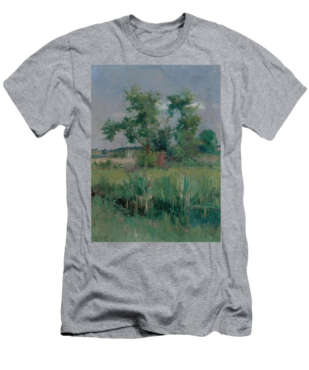 Impressionist View of Trees and a Stream Harry Aiken Vincent American T-Shirt