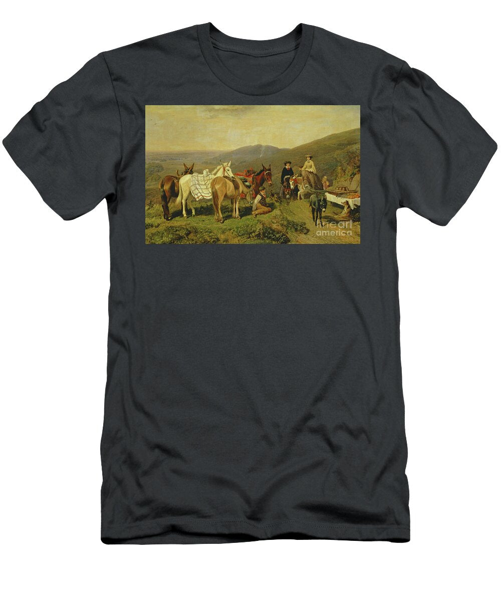 In the Malvern Hills 1858 Friedrich Wilhelm Keyl T-Shirt