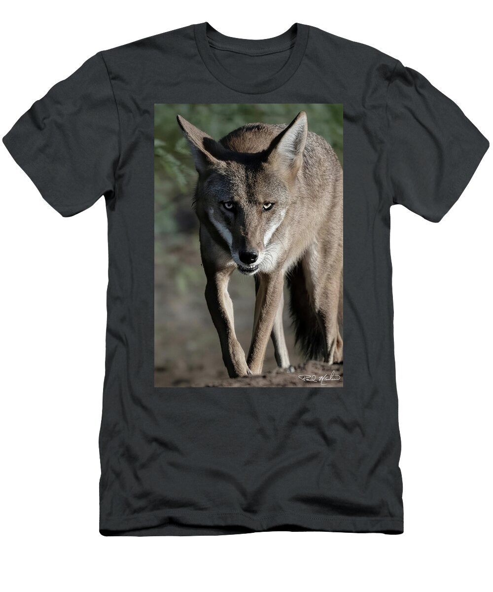 Intense Coyote Close Up Paul Martin T-Shirt