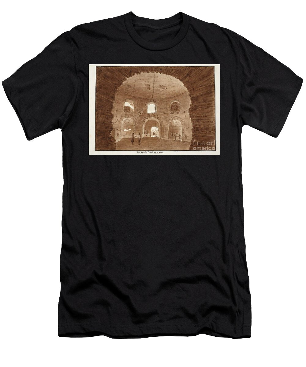 Interior of the Temple of the Cough 1833 Agostino Tofanelli T-Shirt