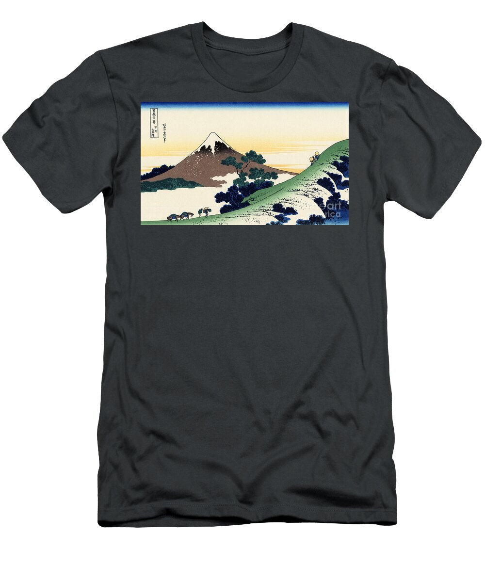Inume Pass in the Kai Province Hokusai T-Shirt