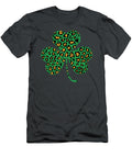 Irish Shamrocks Leopard Print Cheetah St Patricks Day Sultan Holly T-Shirt