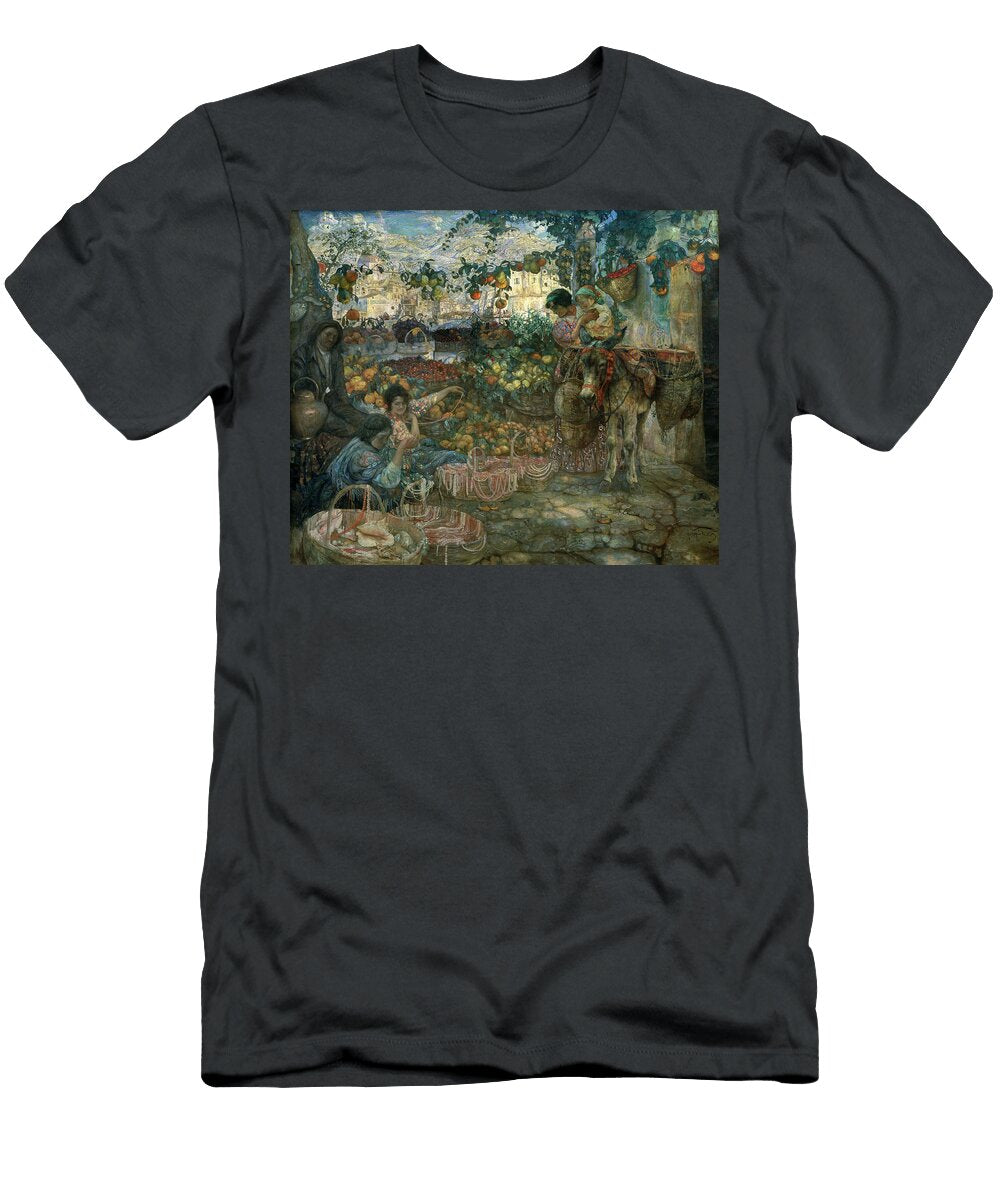 Italy 1911 Oil on Canvas Isaak Israilevich Brodsky T-Shirt
