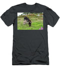 Jenny Female Donkey Mounting an Adult Donkey with Foal in Konrad Wothe Natureplcom T-Shirt