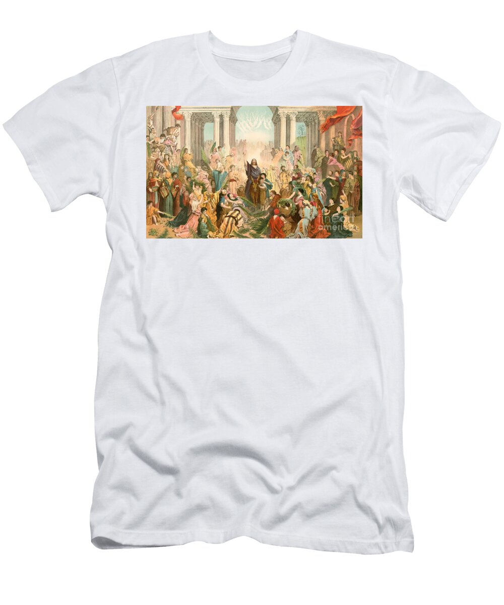 Jesus Entering Jerusalem Gustave Dore T-Shirt