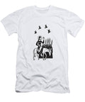 Jesus Riding Mule Passing Nuns Csa Images T-Shirt